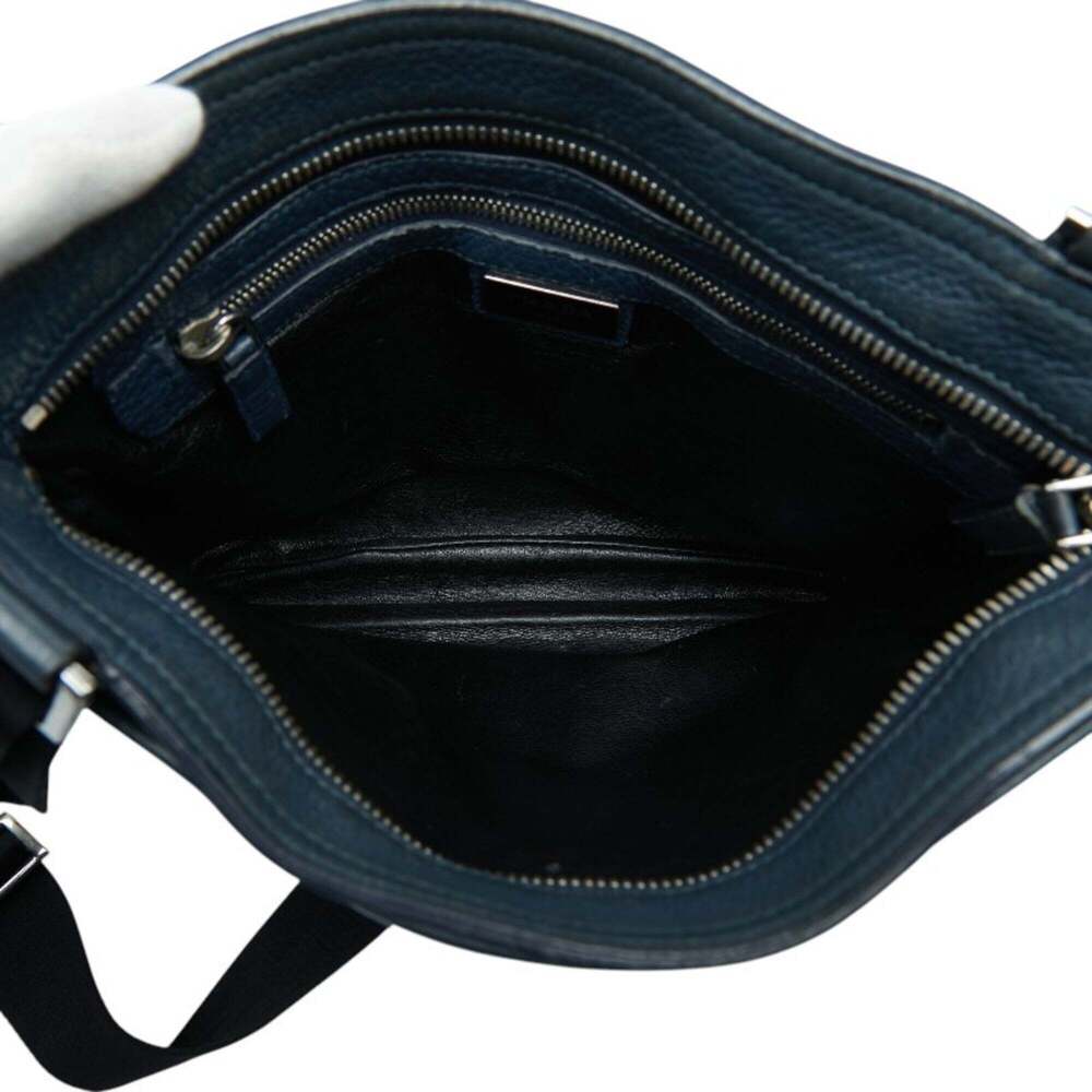 PRADA Blue Leather Shoulder Bag - Picture 6 of 8